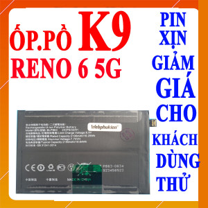 Pin Webphukien cho Oppo Reno 6, Reno6, K9 Việt Nam BLP863 - 4250mAh